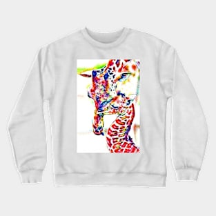 Colorful Unconditional Love Giraffe Crewneck Sweatshirt